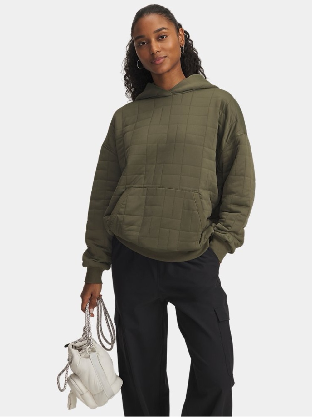 Women’s UA Unstoppable Fleece Textured Marine Green